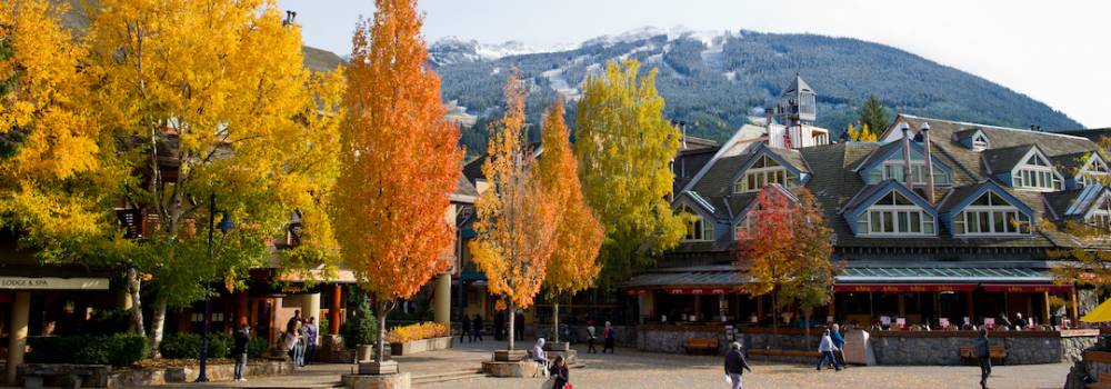 Whistler Village in the fall Whistler Village in the fall